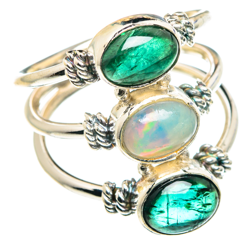 Ethiopian Opal Rings handcrafted by Ana Silver Co - RING88881