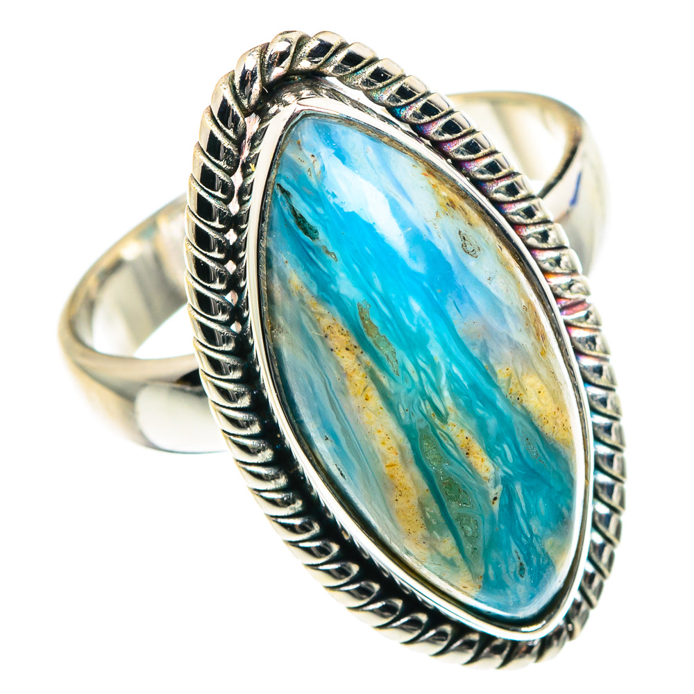 Peruvian Opal Rings handcrafted by Ana Silver Co - RING88889
