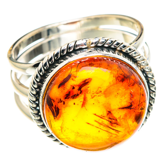 Baltic Amber Rings handcrafted by Ana Silver Co - RING88899