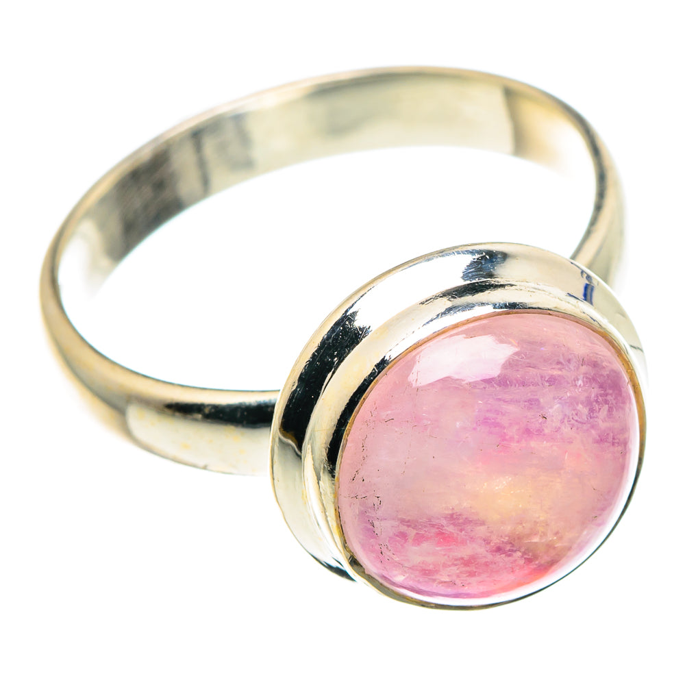 Pink Moonstone Rings handcrafted by Ana Silver Co - RING88905