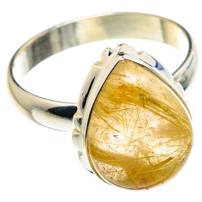 Rutilated Quartz Rings handcrafted by Ana Silver Co - RING88910
