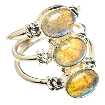 Labradorite Rings handcrafted by Ana Silver Co - RING88920