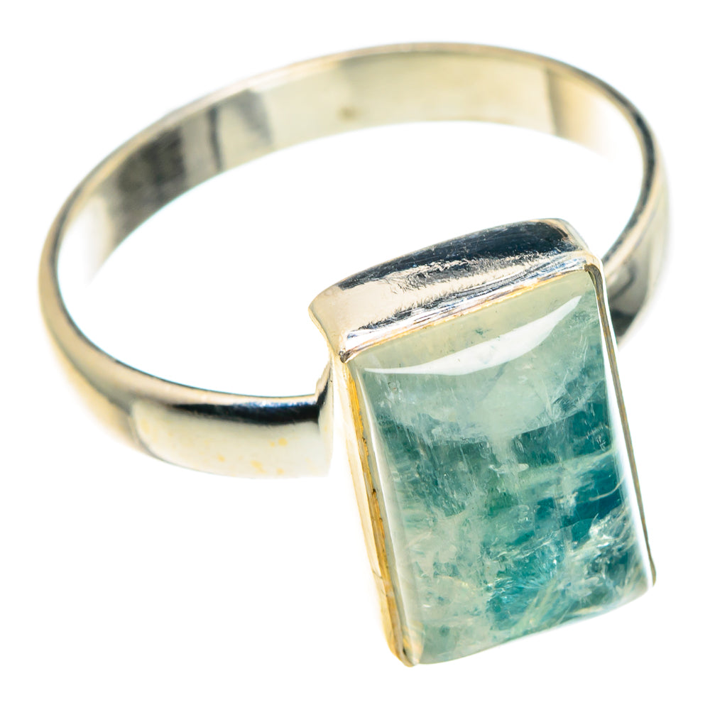 Green Moonstone Rings handcrafted by Ana Silver Co - RING88931