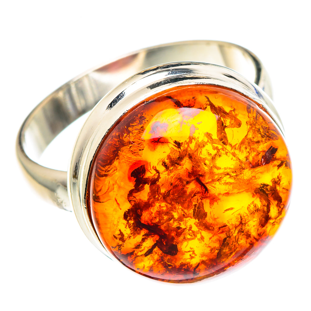Baltic Amber Rings handcrafted by Ana Silver Co - RING88932