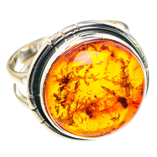 Baltic Amber Rings handcrafted by Ana Silver Co - RING88933