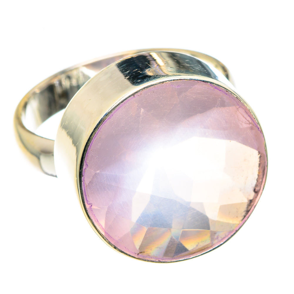Rose Quartz Rings handcrafted by Ana Silver Co - RING88937