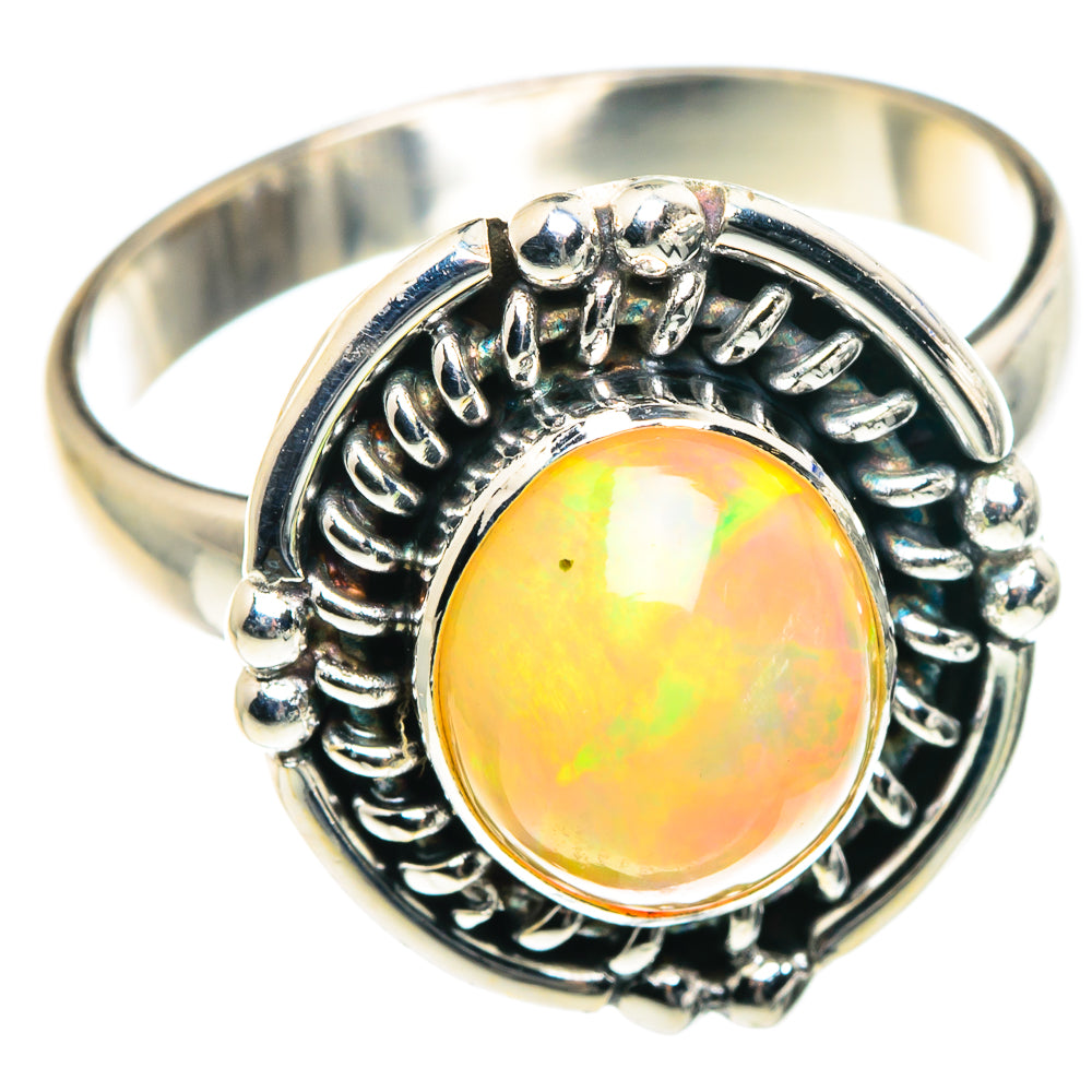Ethiopian Opal Rings handcrafted by Ana Silver Co - RING88946