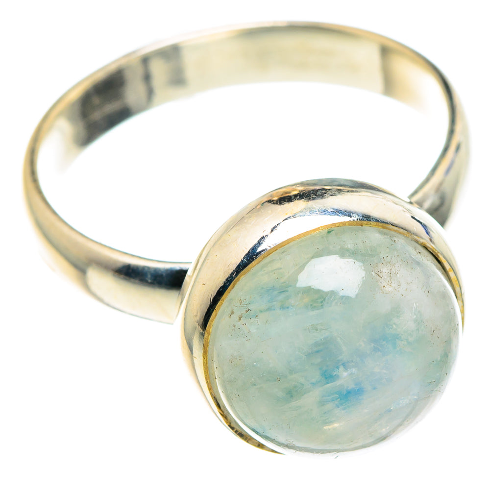 Rainbow Moonstone Rings handcrafted by Ana Silver Co - RING88961