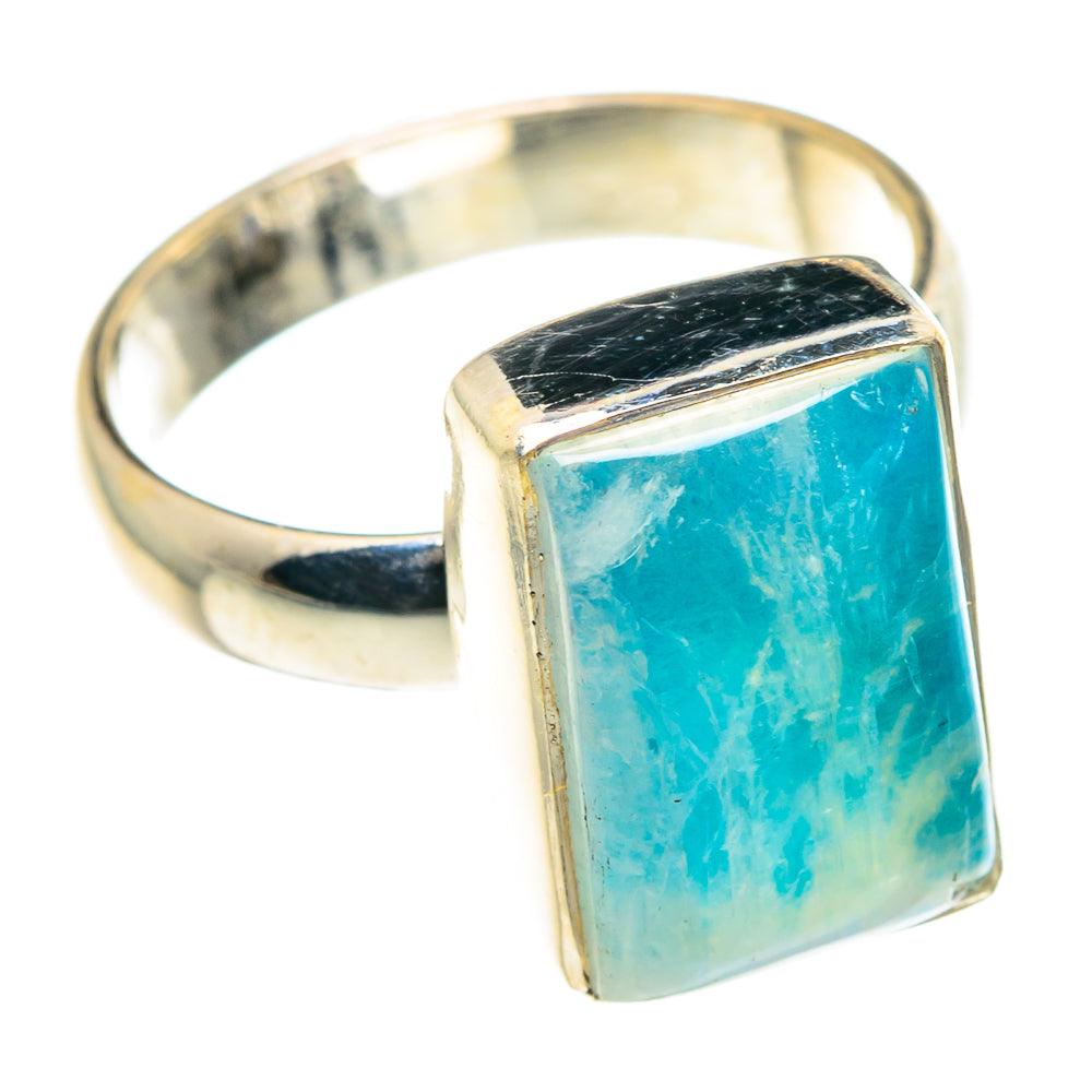 Rainbow Moonstone Rings handcrafted by Ana Silver Co - RING88964