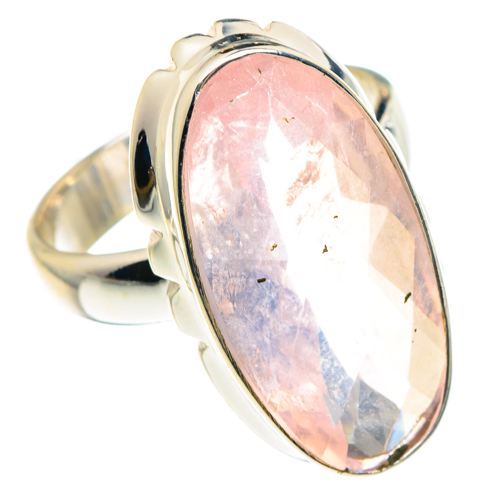 Rose Quartz Rings handcrafted by Ana Silver Co - RING88970