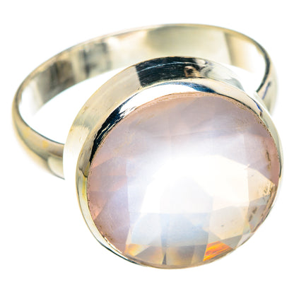 Rose Quartz Rings handcrafted by Ana Silver Co - RING88971