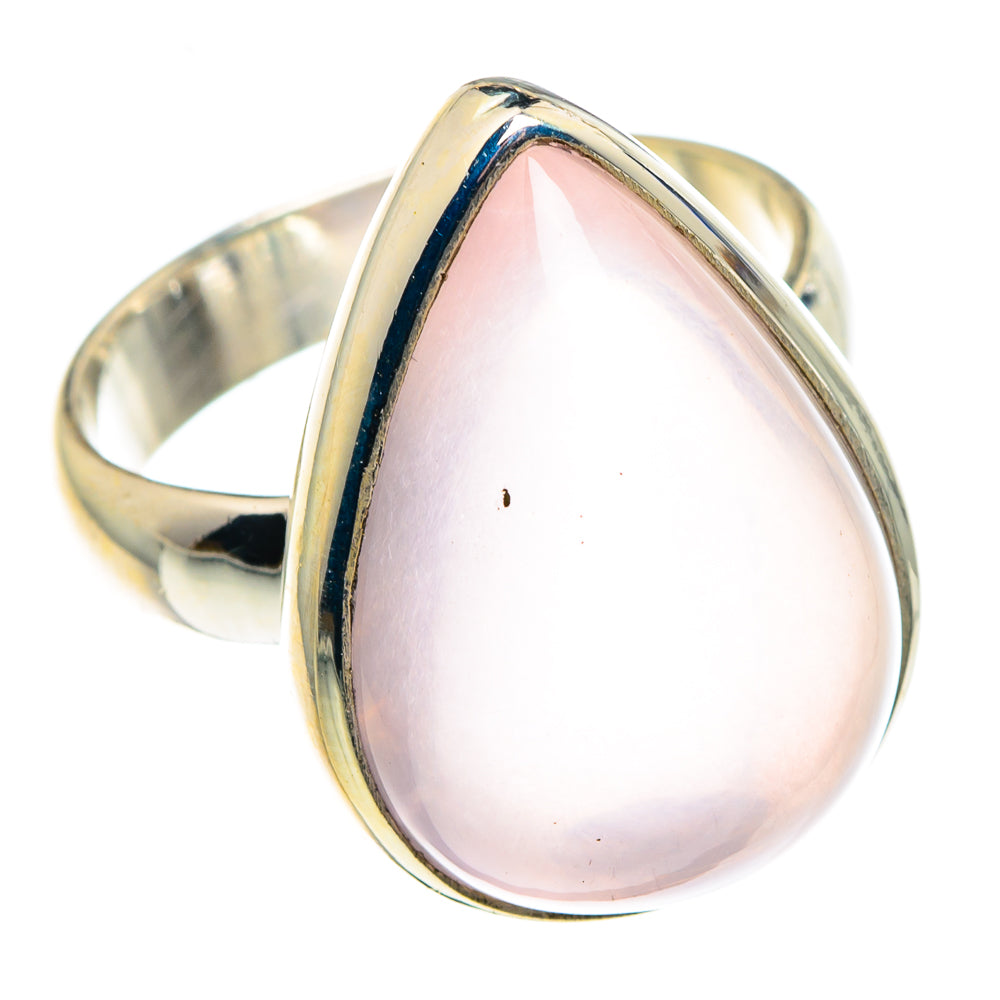 Rose Quartz Rings handcrafted by Ana Silver Co - RING88973