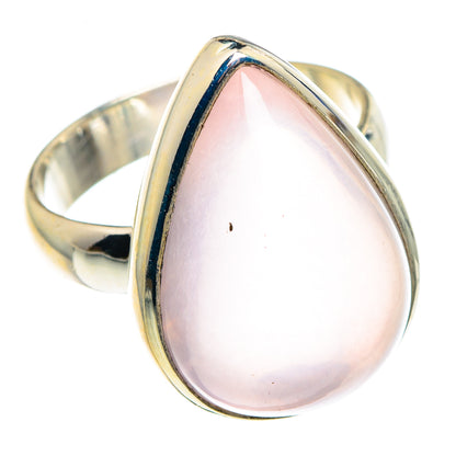 Rose Quartz Rings handcrafted by Ana Silver Co - RING88973