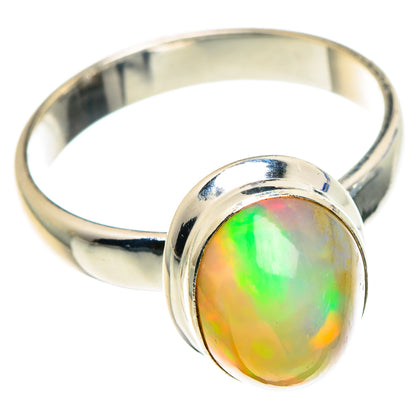 Ethiopian Opal Rings handcrafted by Ana Silver Co - RING88976