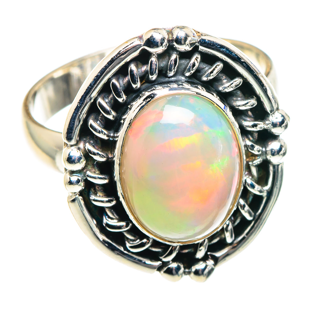 Ethiopian Opal Rings handcrafted by Ana Silver Co - RING88979