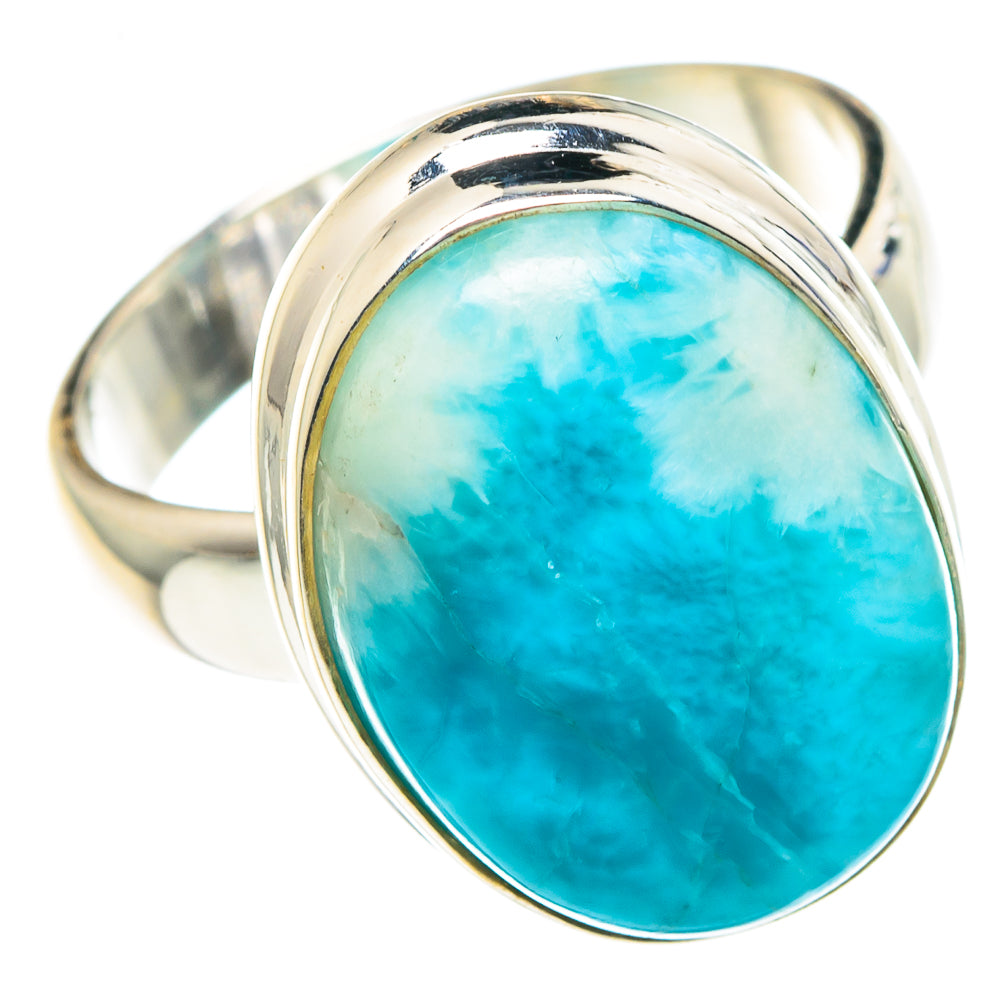 Larimar Rings handcrafted by Ana Silver Co - RING88984