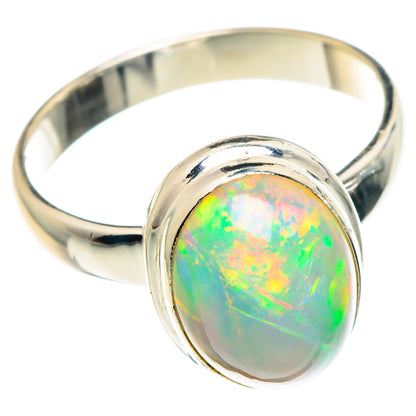 Ethiopian Opal Rings handcrafted by Ana Silver Co - RING89001