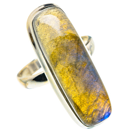 Labradorite Rings handcrafted by Ana Silver Co - RING89005