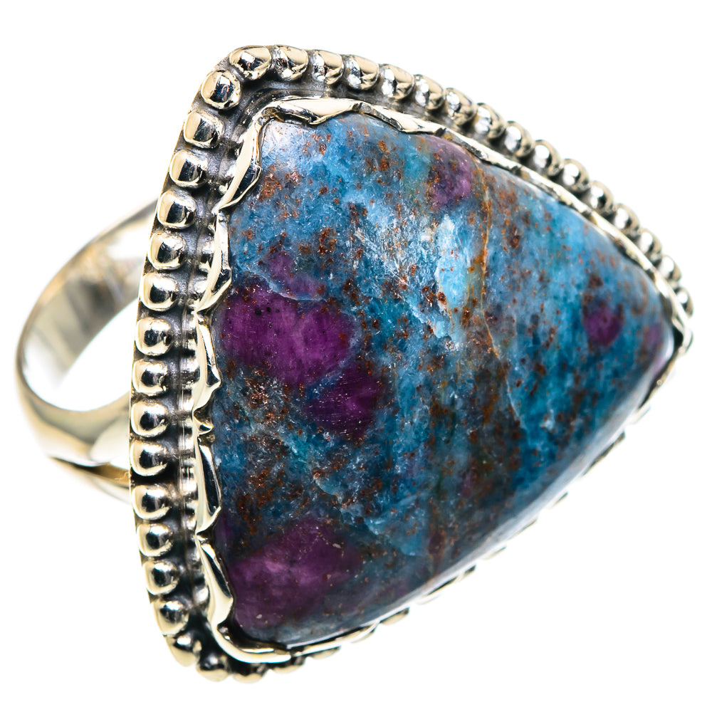 Ruby Fuchsite Rings handcrafted by Ana Silver Co - RING89012
