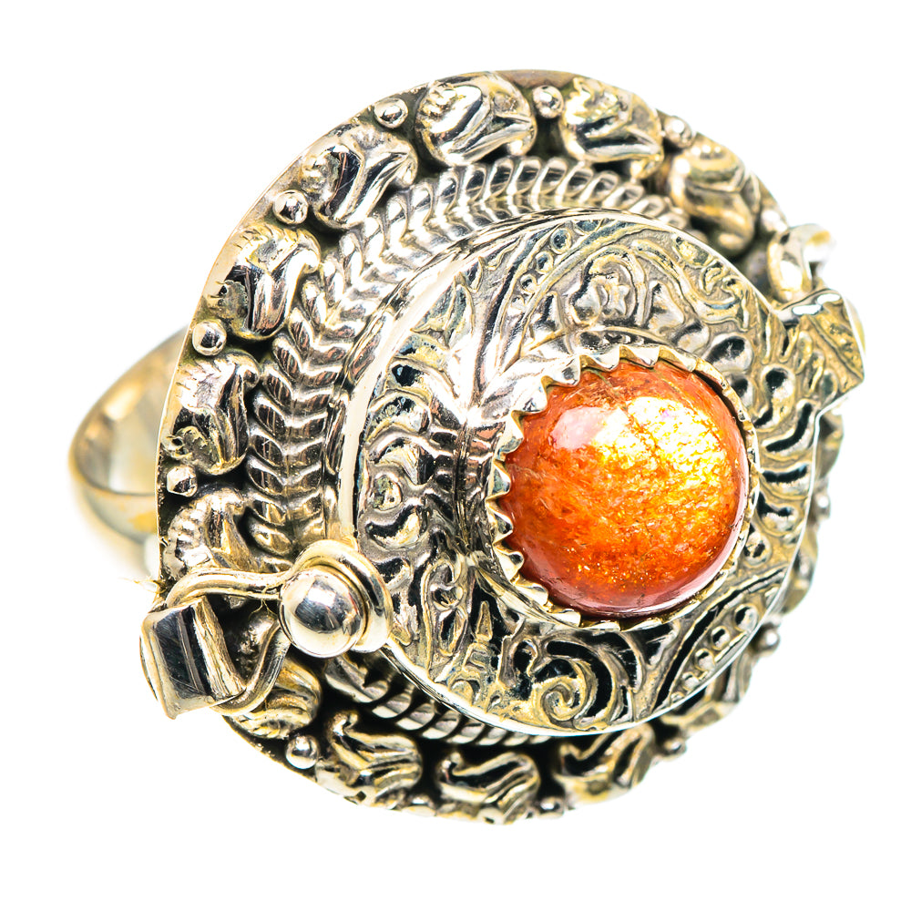 Sunstone Rings handcrafted by Ana Silver Co - RING89019