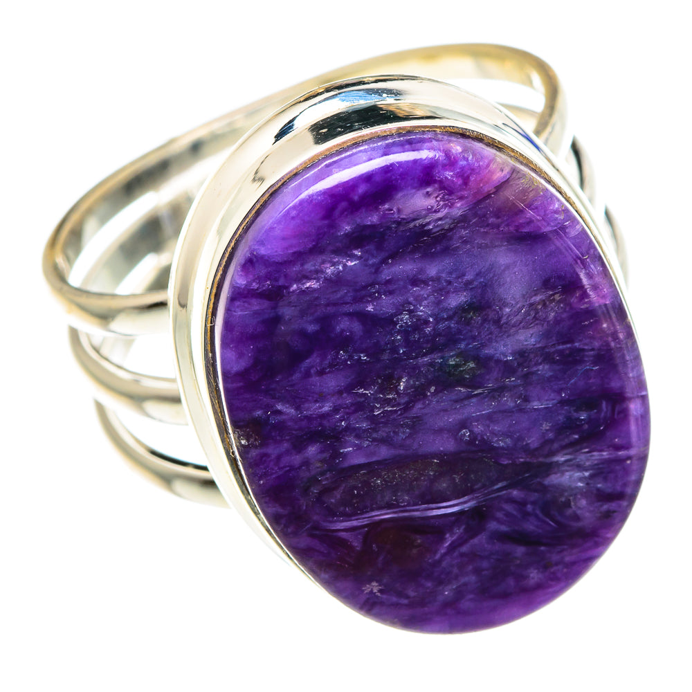 Charoite Rings handcrafted by Ana Silver Co - RING89023