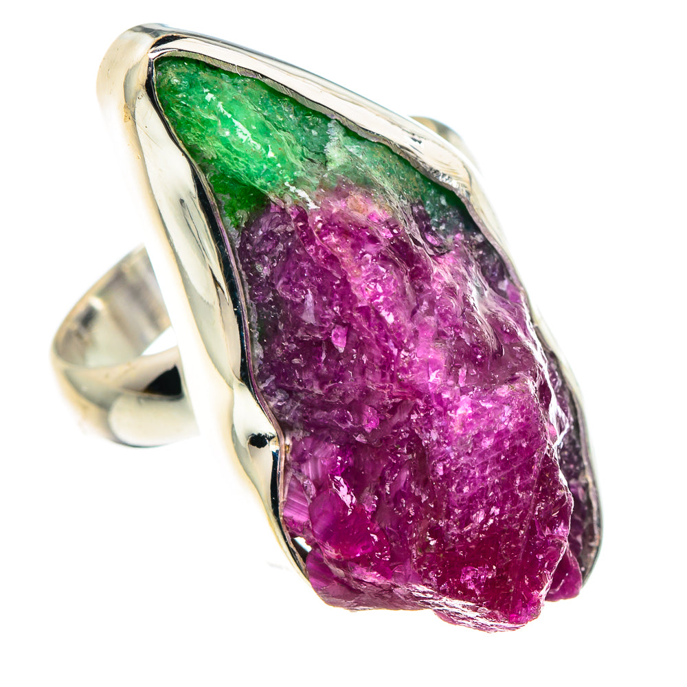 Ruby Zoisite Rings handcrafted by Ana Silver Co - RING89033