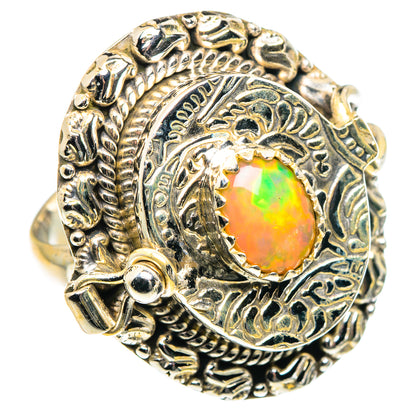 Ethiopian Opal Rings handcrafted by Ana Silver Co - RING89034