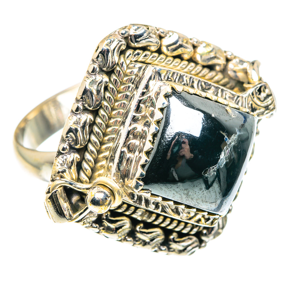 Hematite Rings handcrafted by Ana Silver Co - RING89036