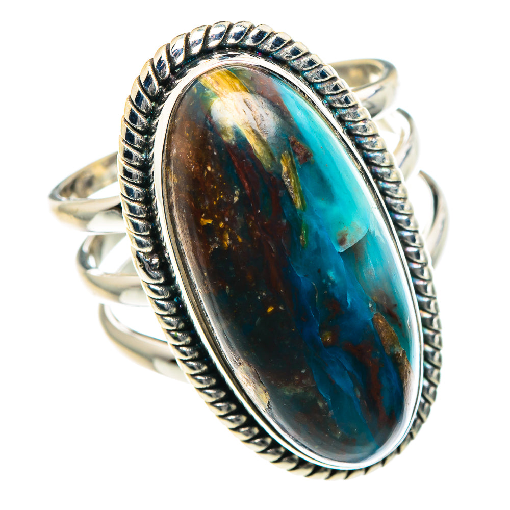 Peruvian Opal Rings handcrafted by Ana Silver Co - RING89040