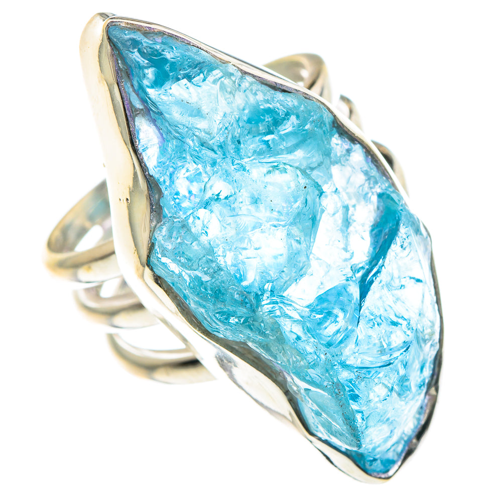 Aquamarine Rings handcrafted by Ana Silver Co - RING89041