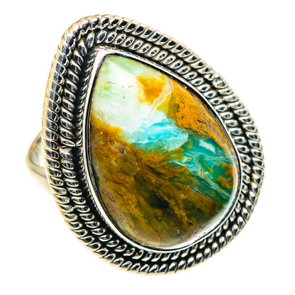 Peruvian Opal Rings handcrafted by Ana Silver Co - RING89044