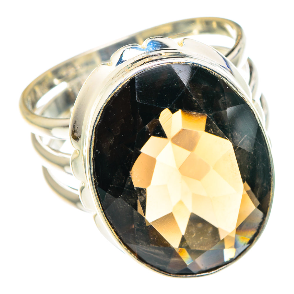 Smoky Quartz Rings handcrafted by Ana Silver Co - RING89045