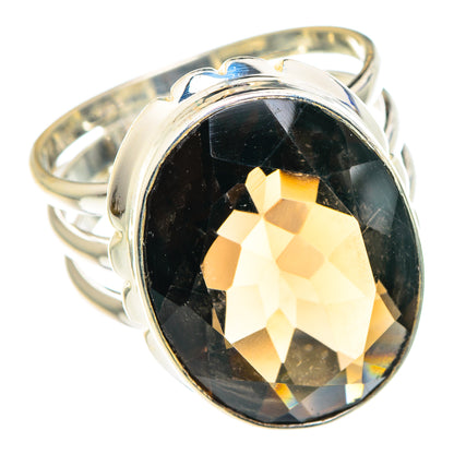 Smoky Quartz Rings handcrafted by Ana Silver Co - RING89045