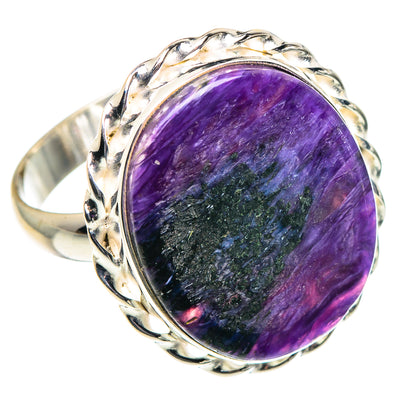 Charoite Rings handcrafted by Ana Silver Co - RING89049