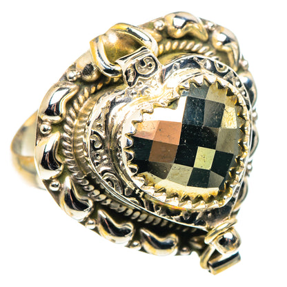Pyrite Rings handcrafted by Ana Silver Co - RING89051