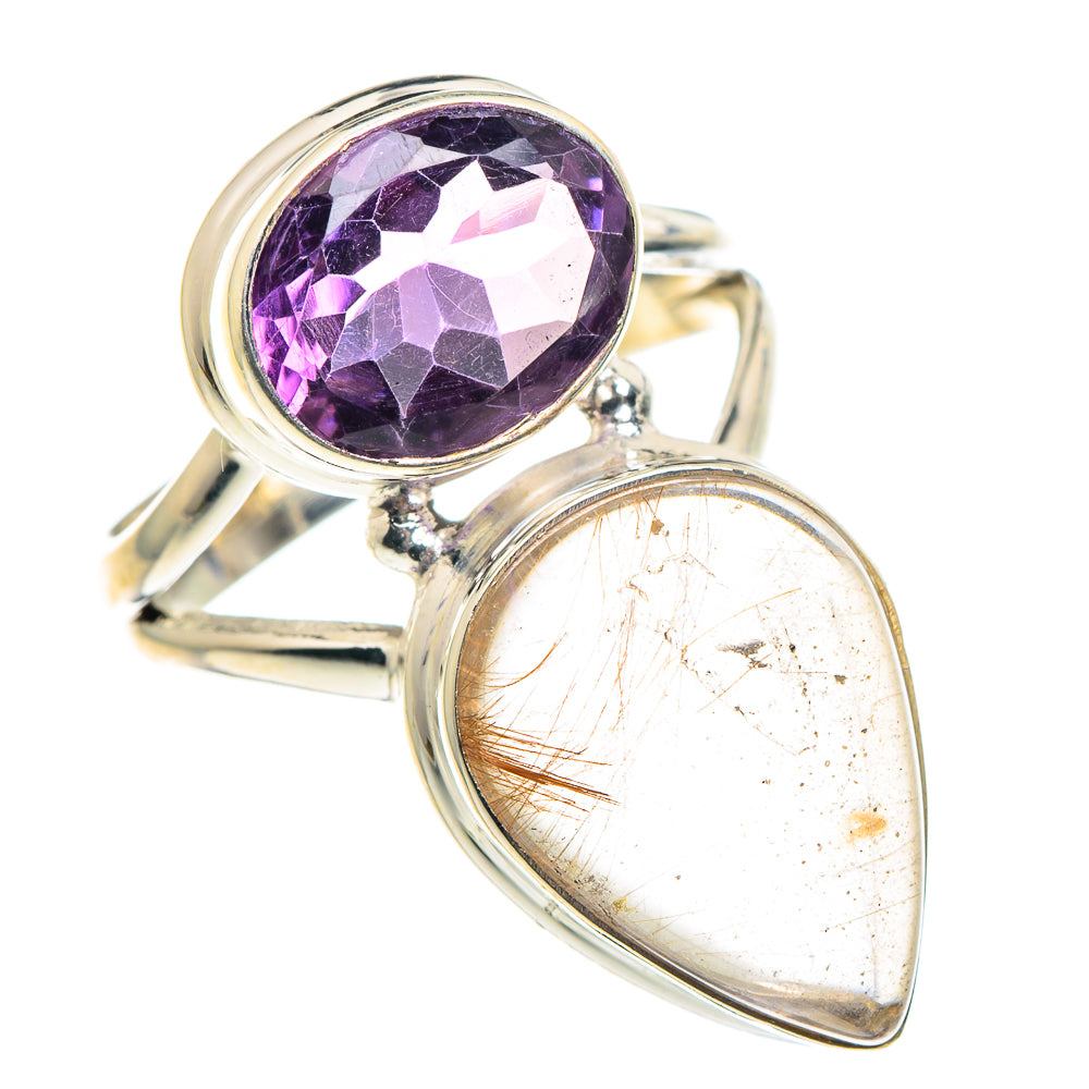 Rutilated Quartz Rings handcrafted by Ana Silver Co - RING89054