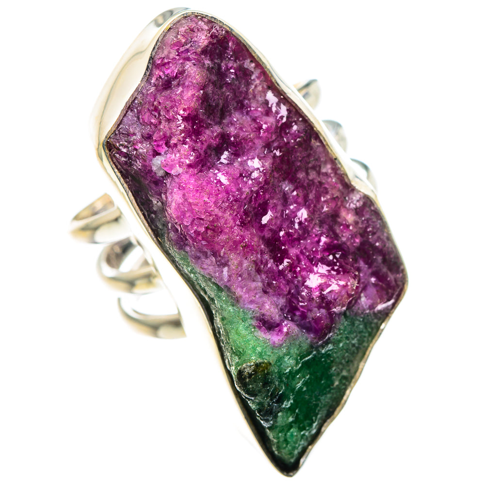 Ruby Zoisite Rings handcrafted by Ana Silver Co - RING89058