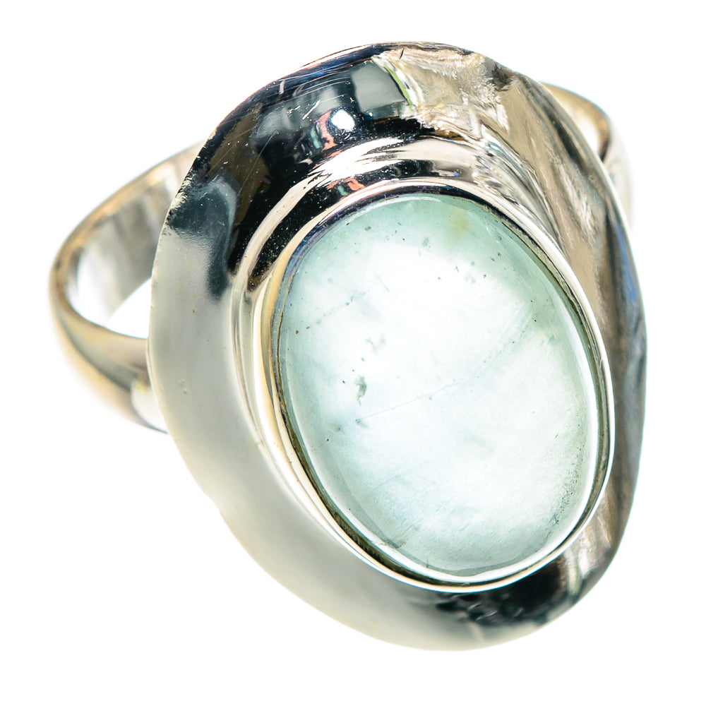 Aqua Chalcedony Rings handcrafted by Ana Silver Co - RING89066