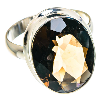 Smoky Quartz Rings handcrafted by Ana Silver Co - RING89076