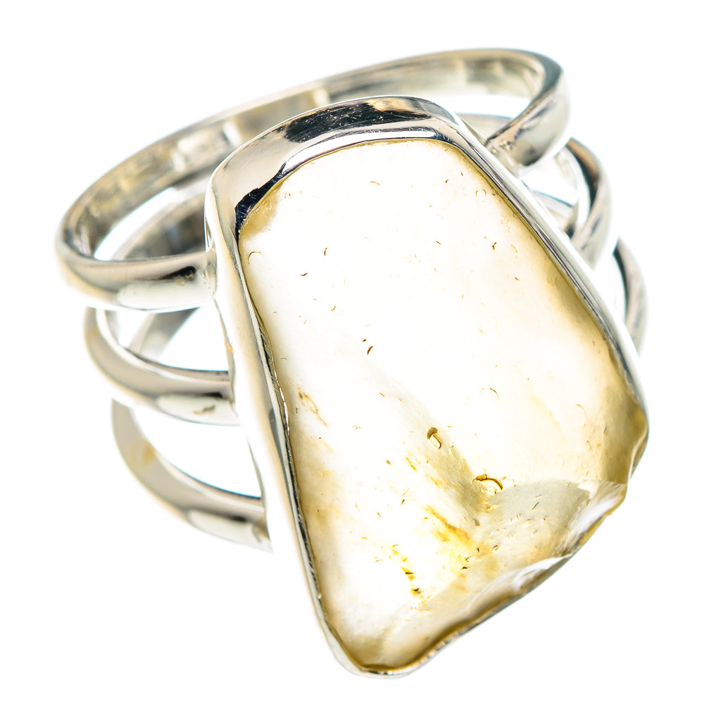Libyan Glass Rings handcrafted by Ana Silver Co - RING89080