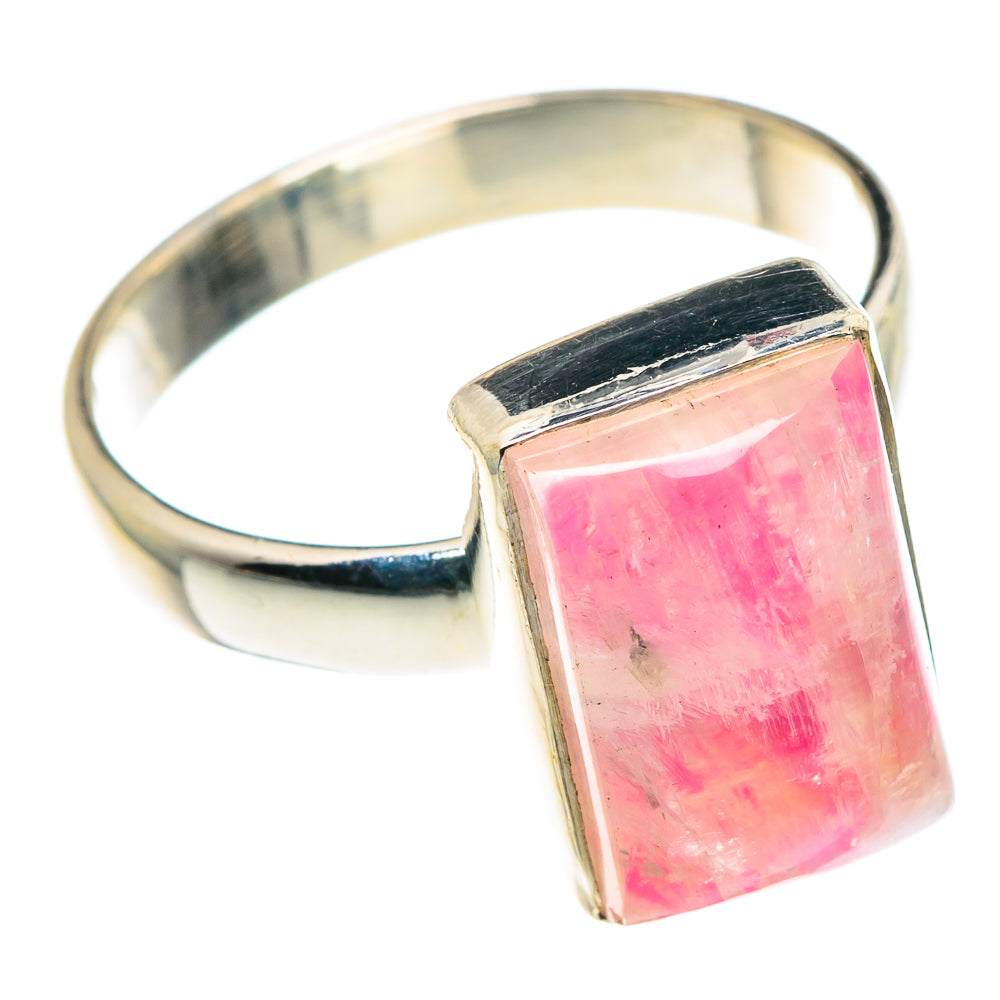 Pink Moonstone Rings handcrafted by Ana Silver Co - RING89082