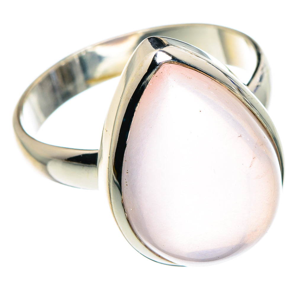 Rose Quartz Rings handcrafted by Ana Silver Co - RING89083