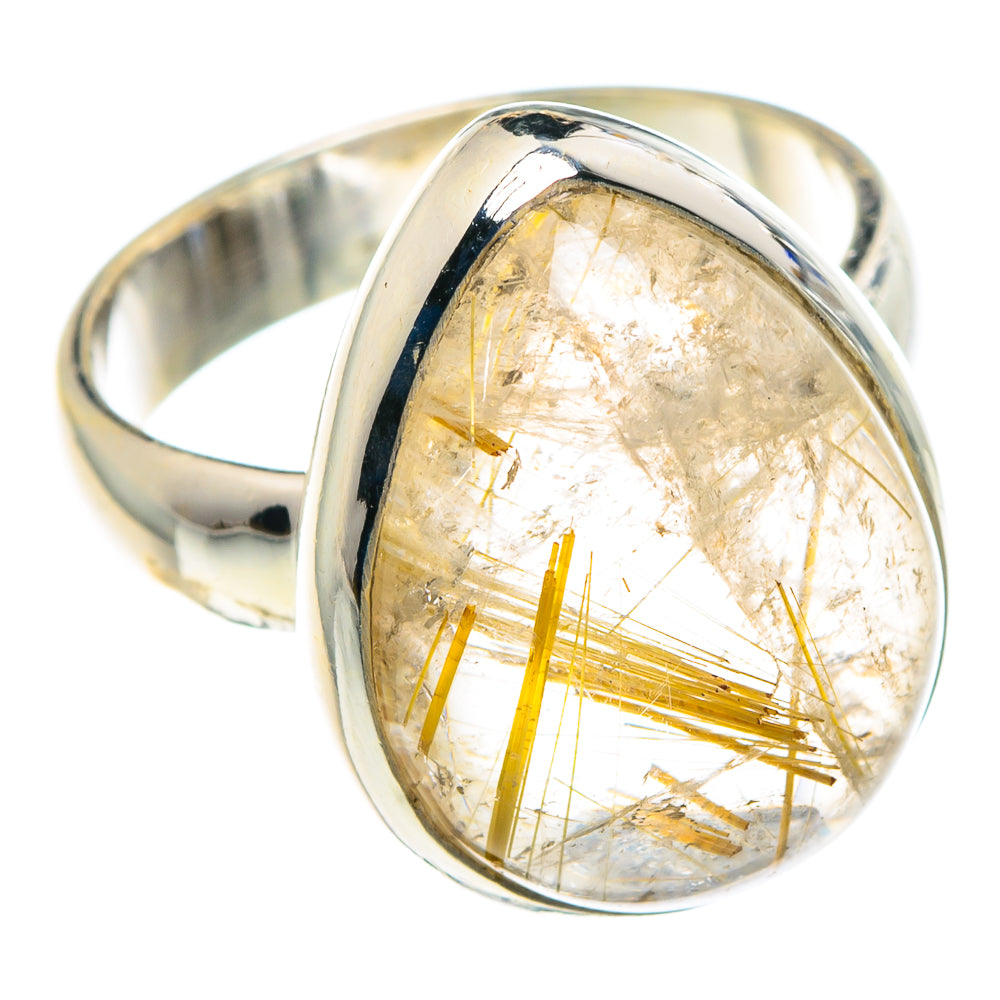 Rutilated Quartz Rings handcrafted by Ana Silver Co - RING89091
