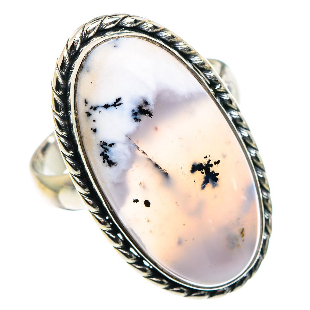 Dendritic Opal Rings handcrafted by Ana Silver Co - RING89094