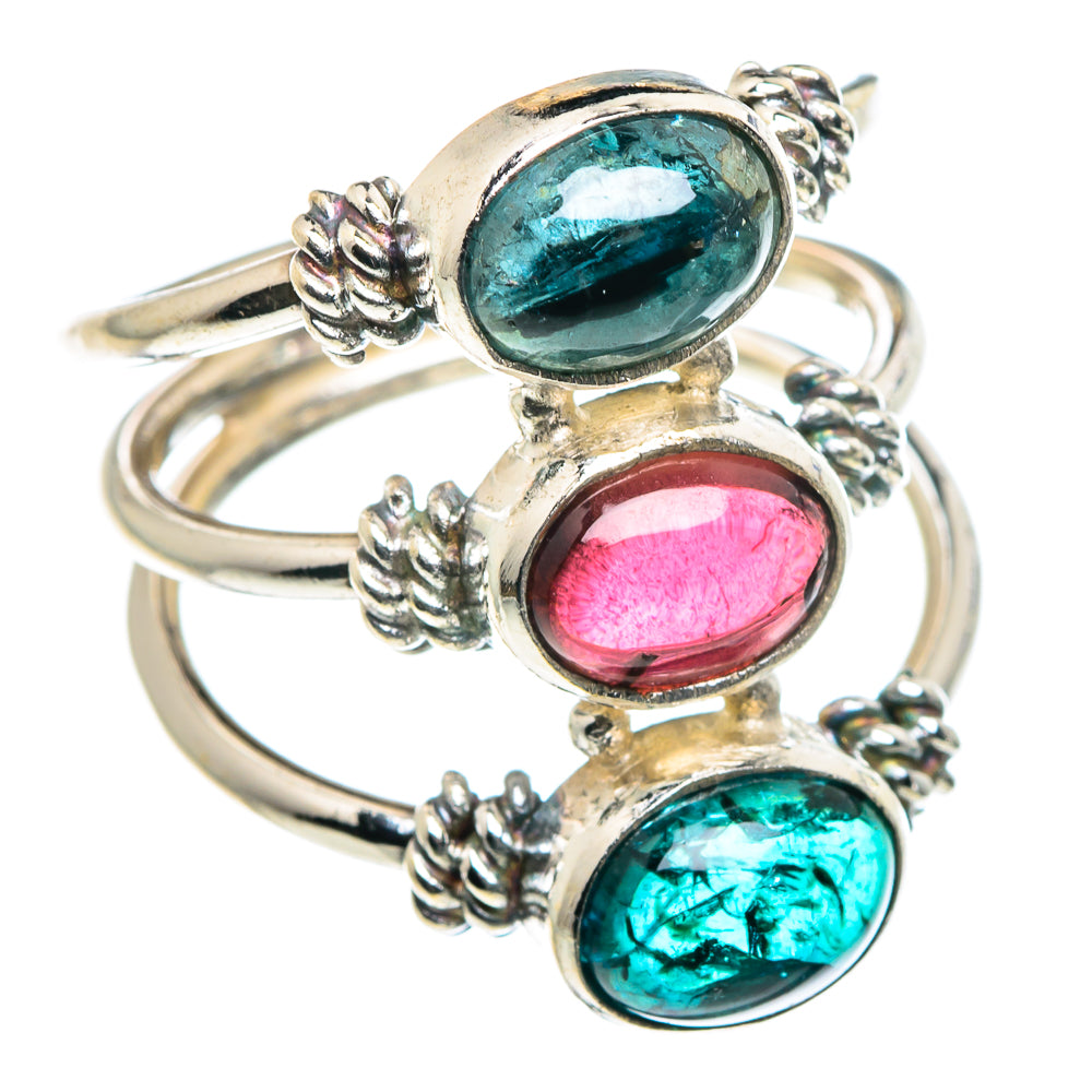 Pink Tourmaline Rings handcrafted by Ana Silver Co - RING89097