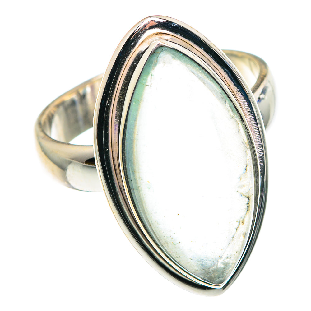 Aqua Chalcedony Rings handcrafted by Ana Silver Co - RING89106