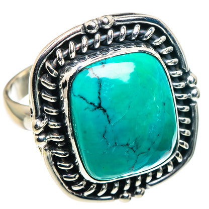 Tibetan Turquoise Rings handcrafted by Ana Silver Co - RING89111