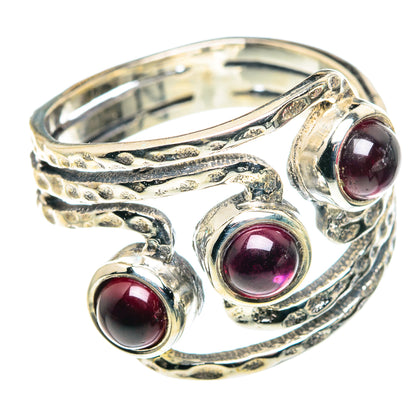 Garnet Rings handcrafted by Ana Silver Co - RING89124
