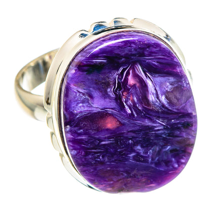 Charoite Rings handcrafted by Ana Silver Co - RING89126