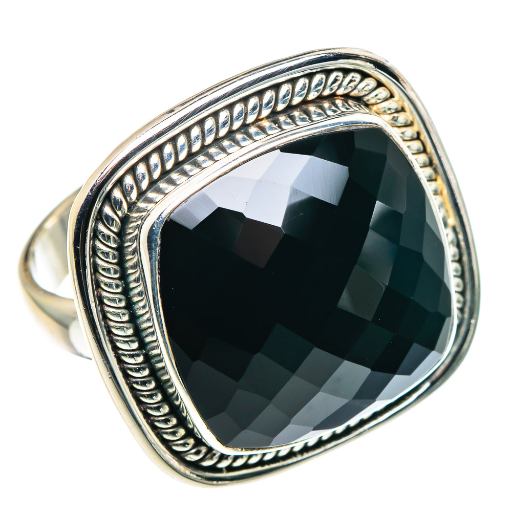 Black Onyx Rings handcrafted by Ana Silver Co - RING89130
